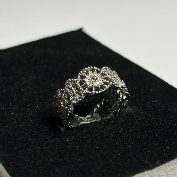 The Wink Silver Diamond Ring - Image 2