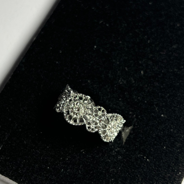 The Wink Silver Diamond Ring - Image 3