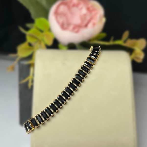 Black Crystal Bracelet - Image 3