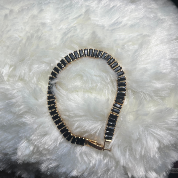 Black Crystal Bracelet - Image 2